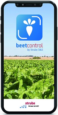 Pantalla de inicio de la aplicación BeetControl en el teléfono